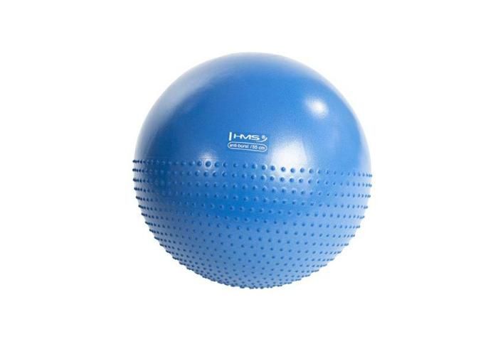 Võimlemispall/massaažipall HMS YB03 55cm tumesinin suurendatud