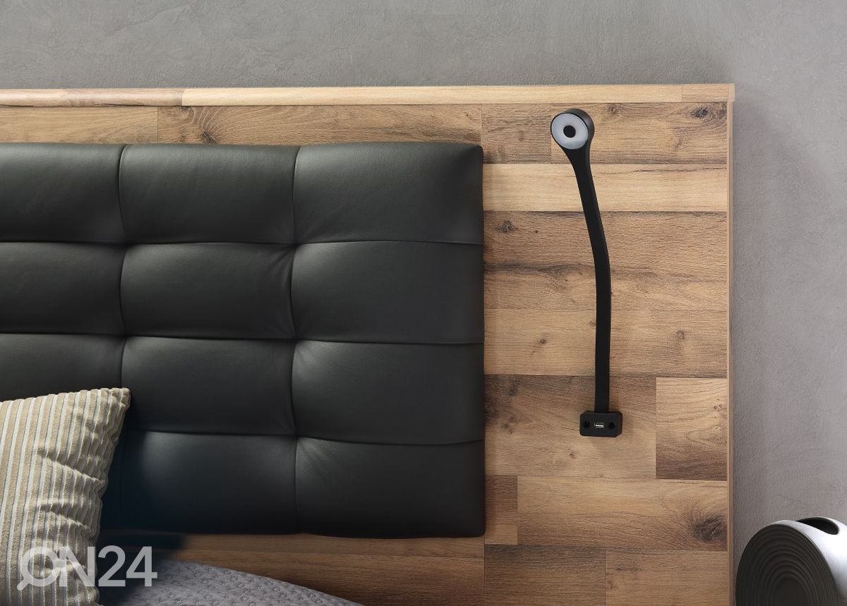 Voodi 180x200 cm + 2 öökappi suurendatud