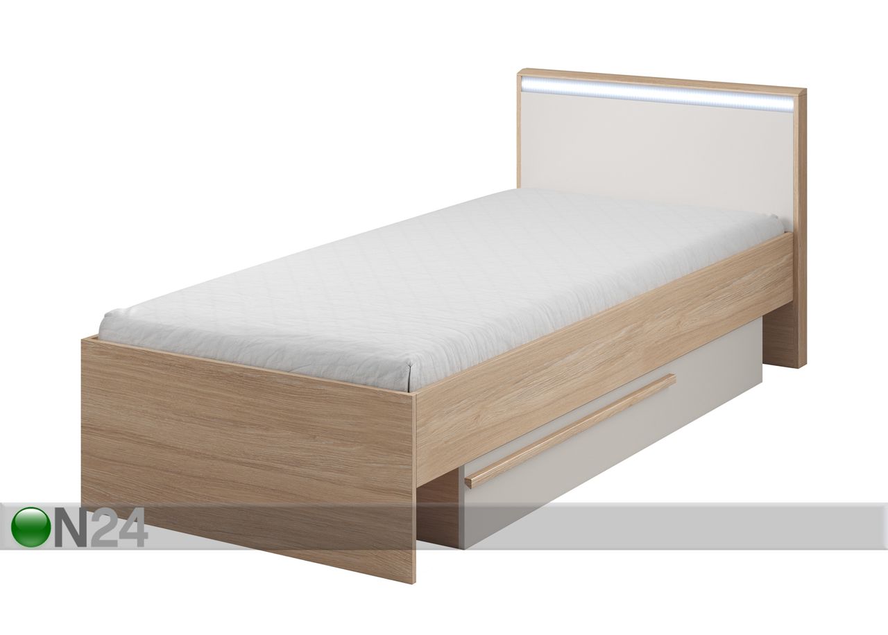 Voodi 90x200 cm suurendatud