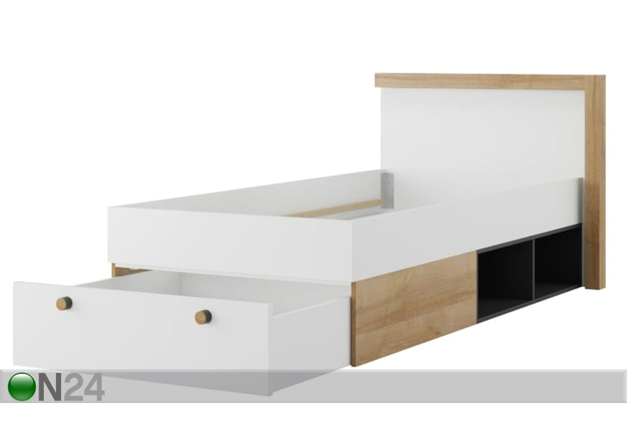 Voodi 90x200 cm suurendatud