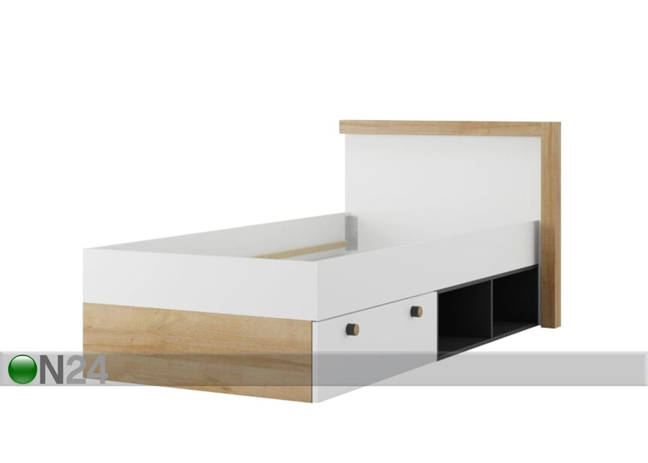 Voodi 90x200 cm suurendatud
