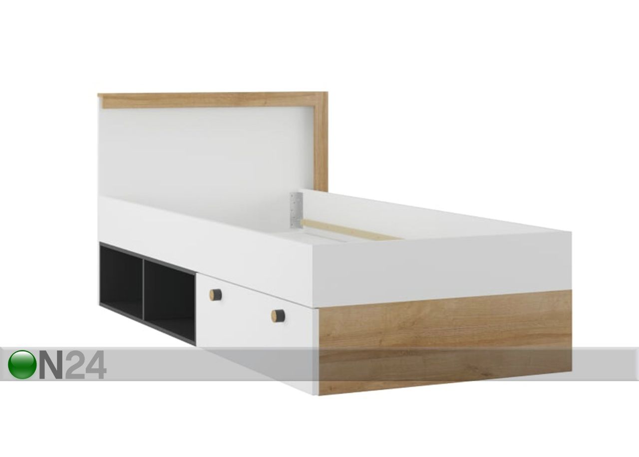 Voodi 90x200 cm suurendatud