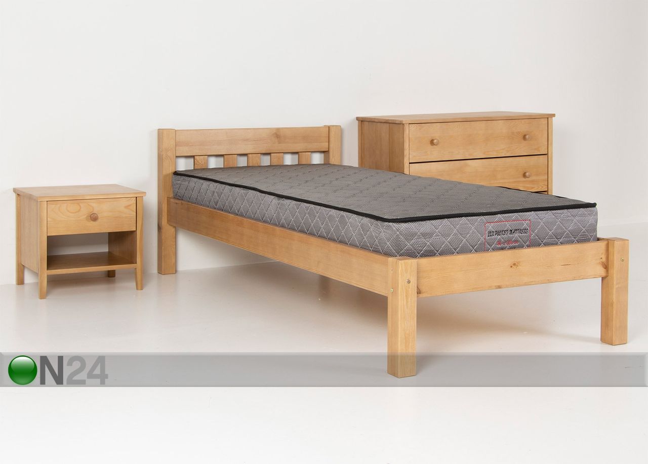 Voodi 90x200 cm suurendatud