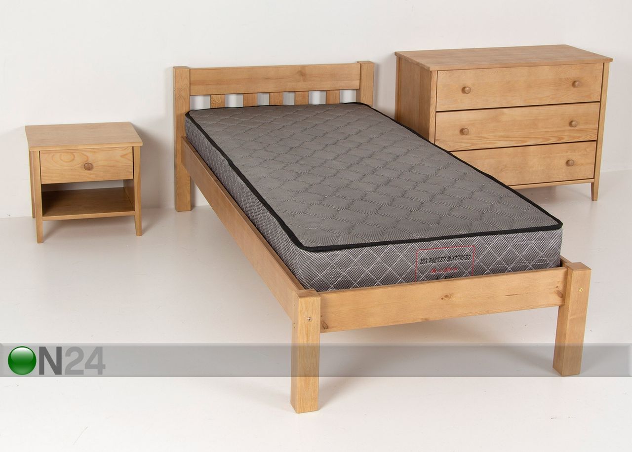 Voodi 90x200 cm suurendatud