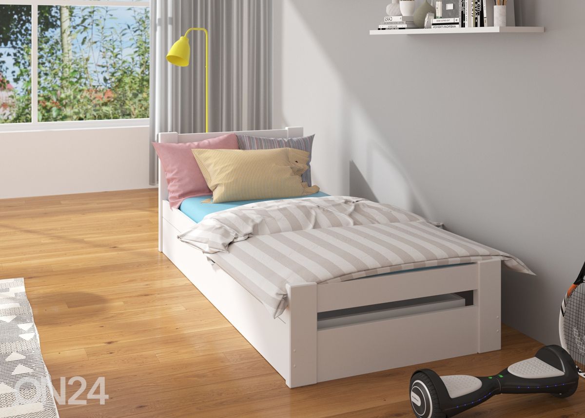 Voodi 90x200 cm suurendatud