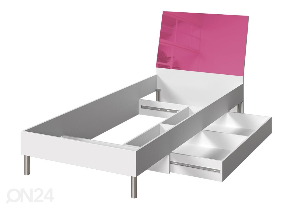 Voodi 90x200 cm suurendatud