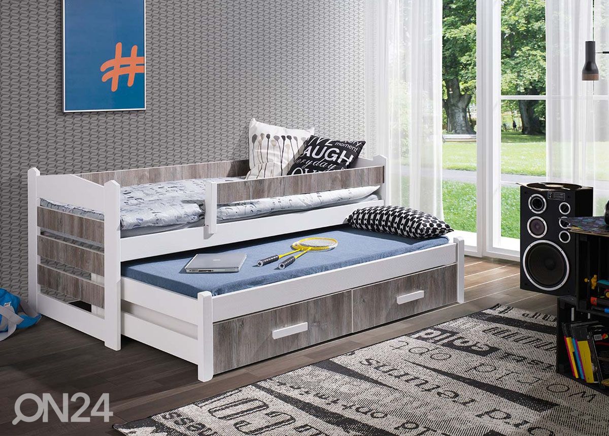 Voodi 90x200 cm suurendatud