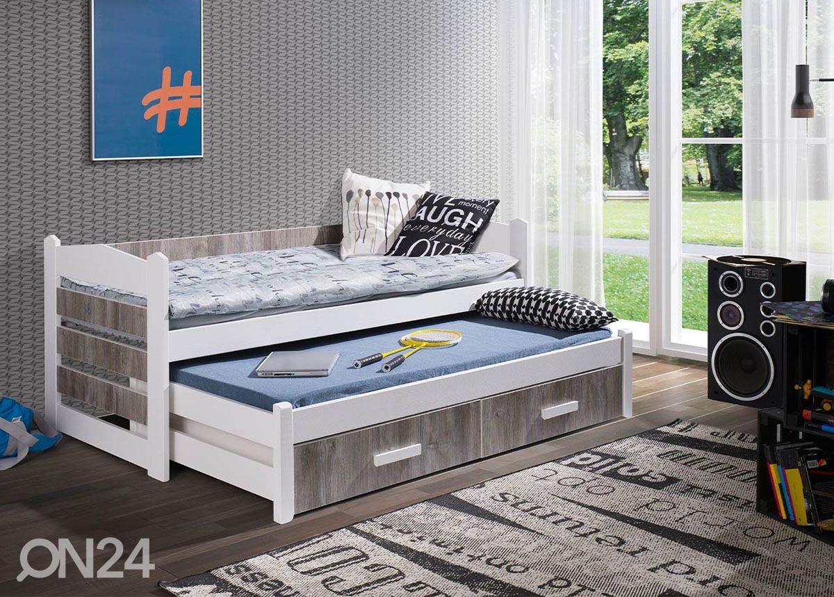 Voodi 90x200 cm suurendatud