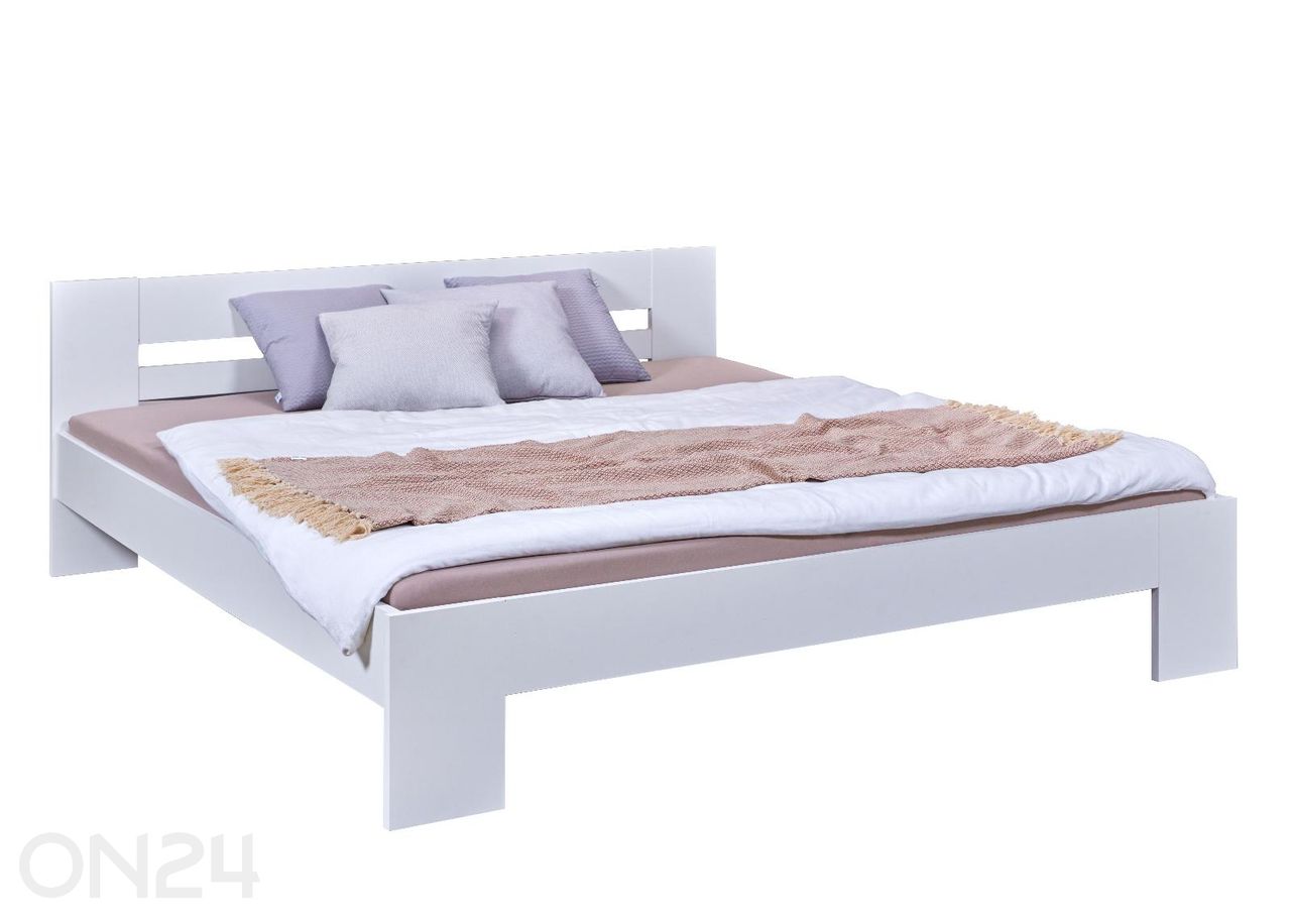 Voodi Annik 180x200 cm, valge suurendatud