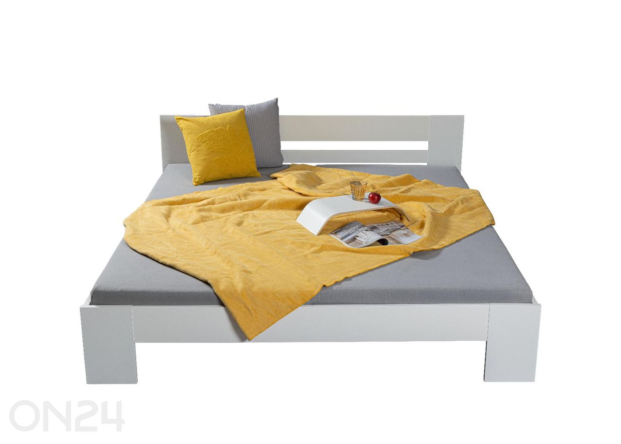 Voodi Annik 180x200 cm, valge suurendatud