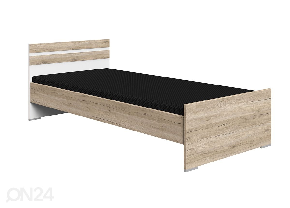 Voodi Cariba 90x200 cm suurendatud