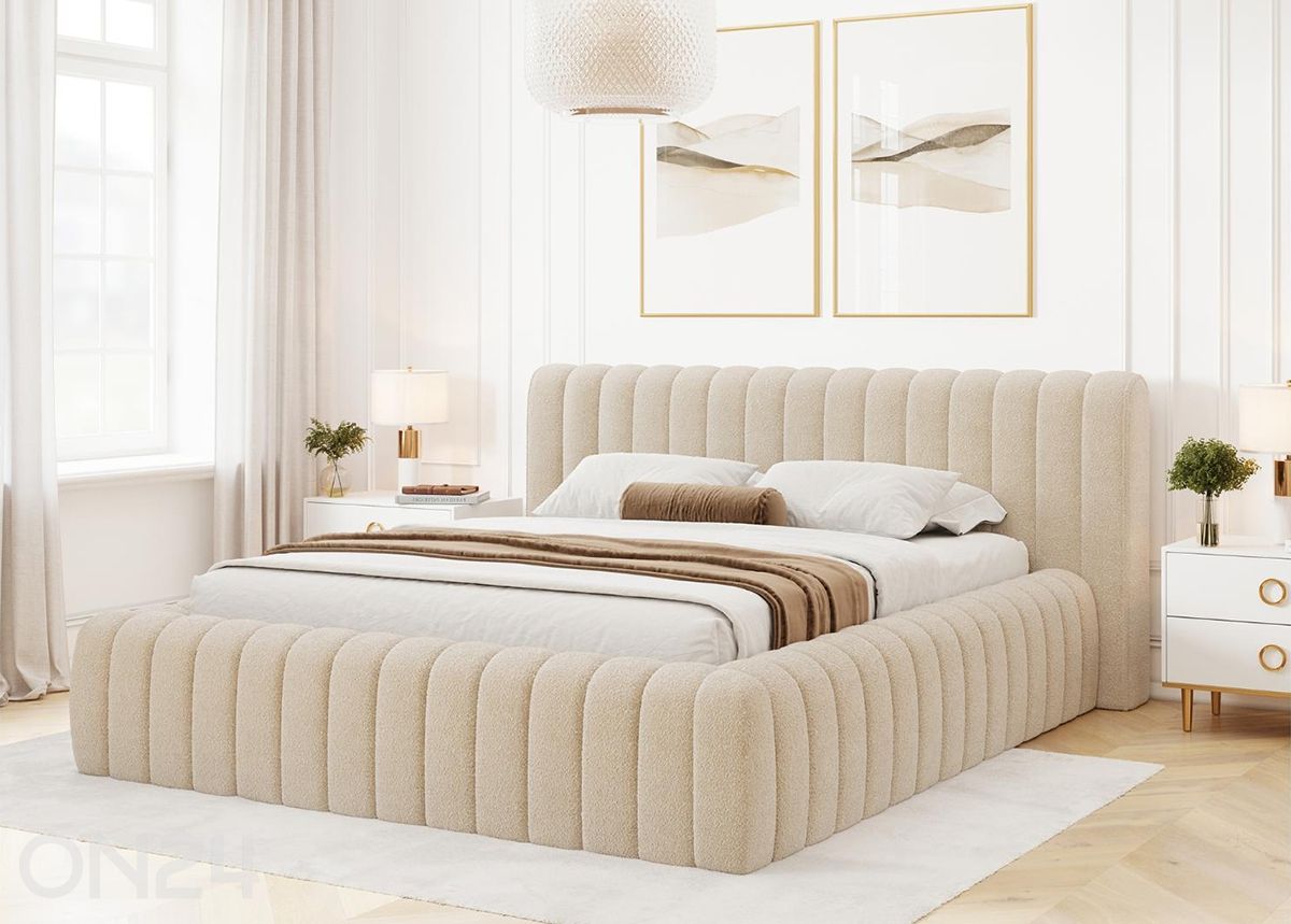 Voodi Carilla 160x200 cm suurendatud