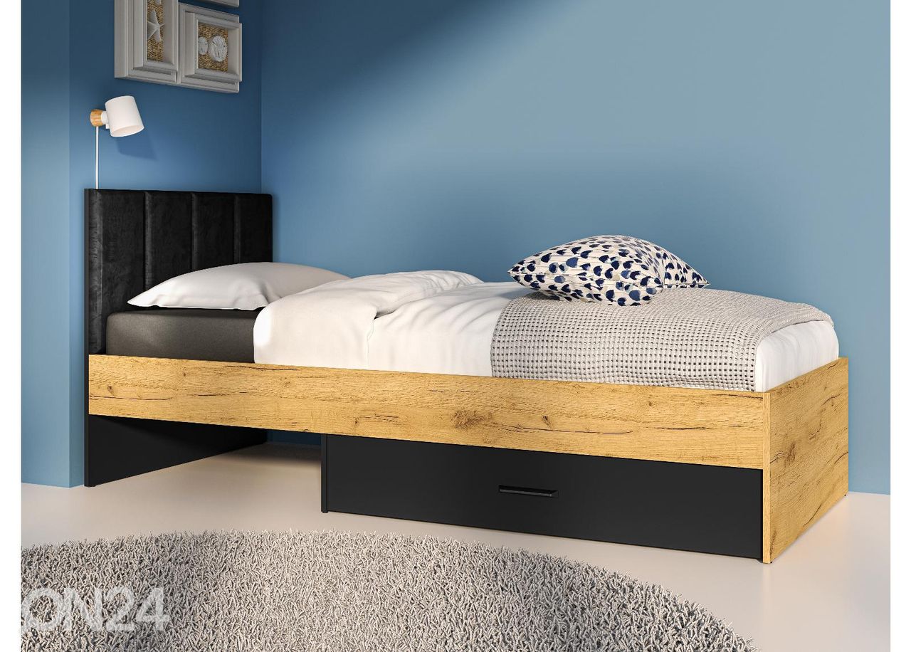 Voodi Gotland 90x200 cm suurendatud
