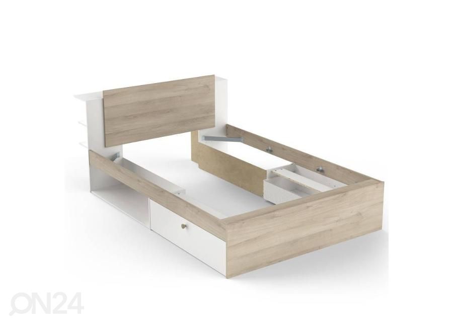 Voodi Life sahtlitega 140x190/200 cm suurendatud