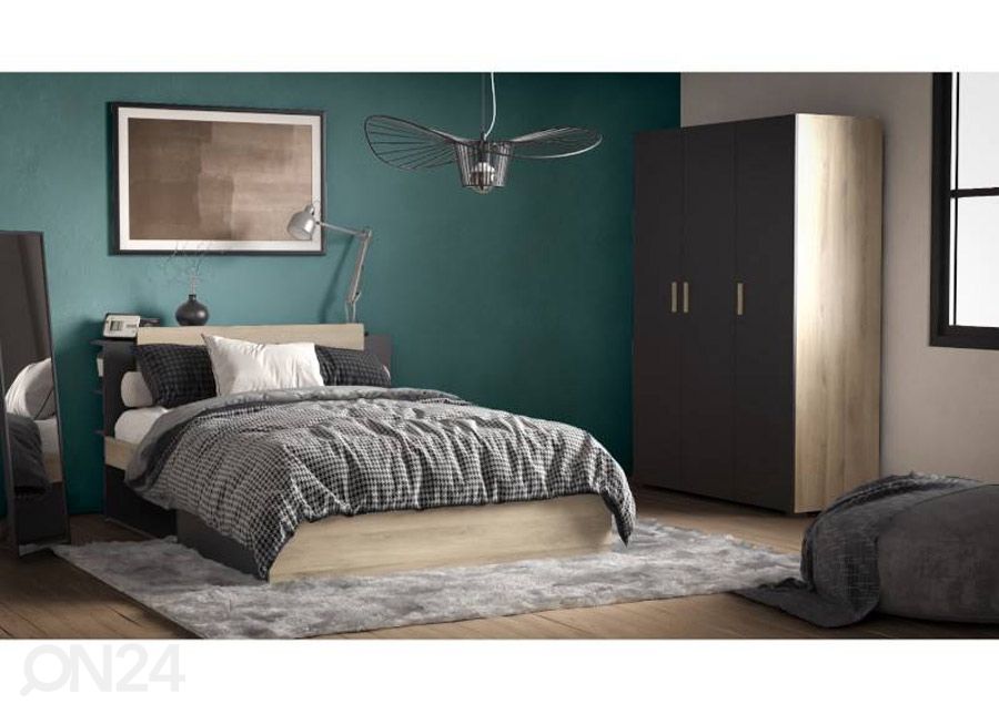 Voodi Life sahtlitega 140x190/200 cm suurendatud