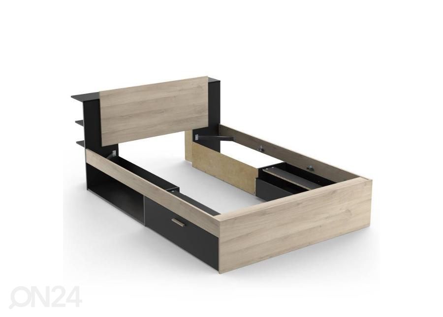 Voodi Life sahtlitega 140x190/200 cm suurendatud