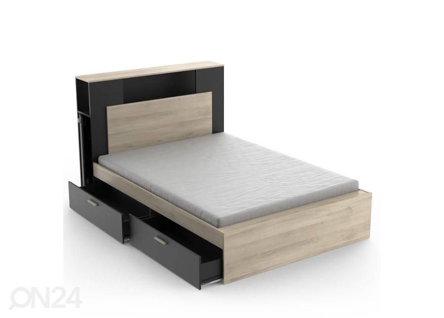 Voodi Life sahtlitega 140x190/200 cm suurendatud