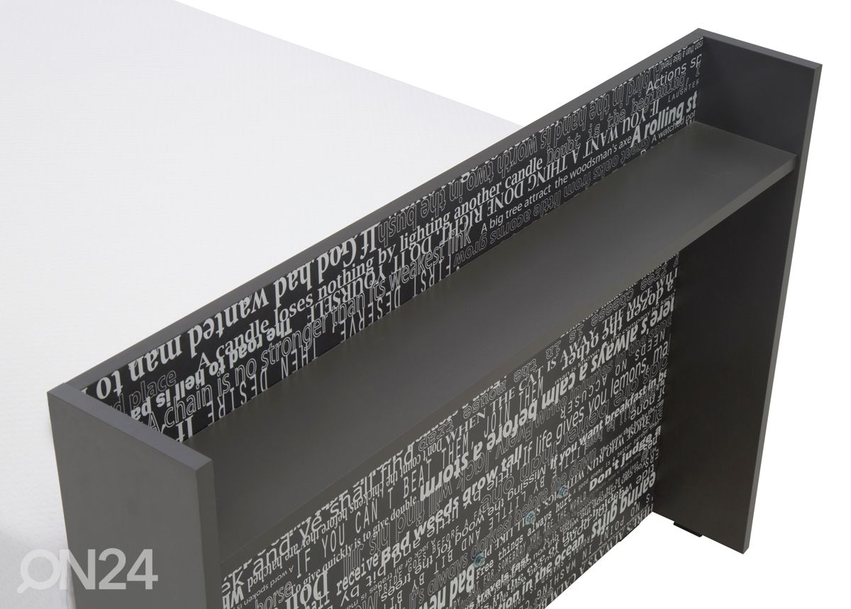 Voodi + madrats 90x200 cm suurendatud