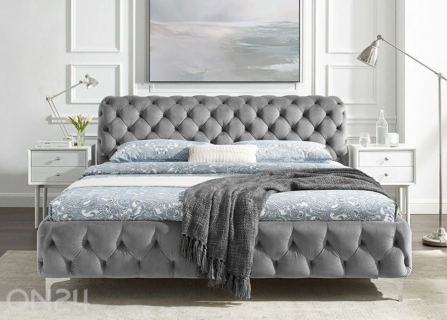 Voodi Modern Barock 160x200 cm suurendatud