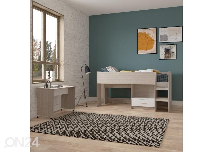 Voodi Nano Combi 90x200 cm suurendatud