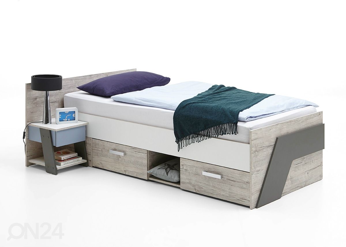 Voodi Nona 90x200 cm suurendatud