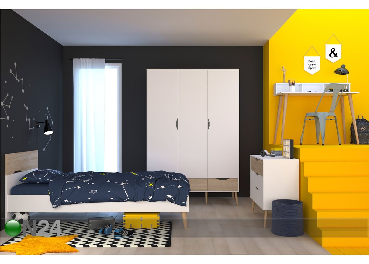 Voodi Norsk 90x200 cm suurendatud