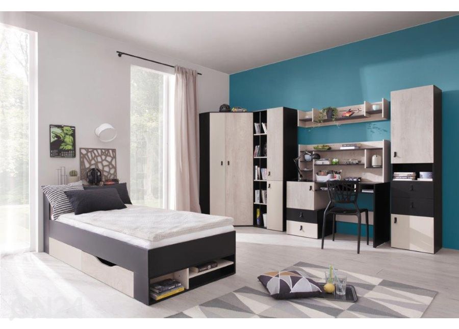 Voodi PL14 90x200 cm suurendatud