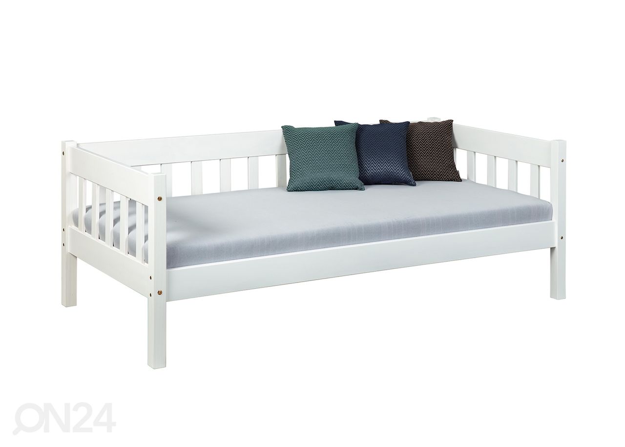 Voodi Sintro 90x200 cm, valge suurendatud