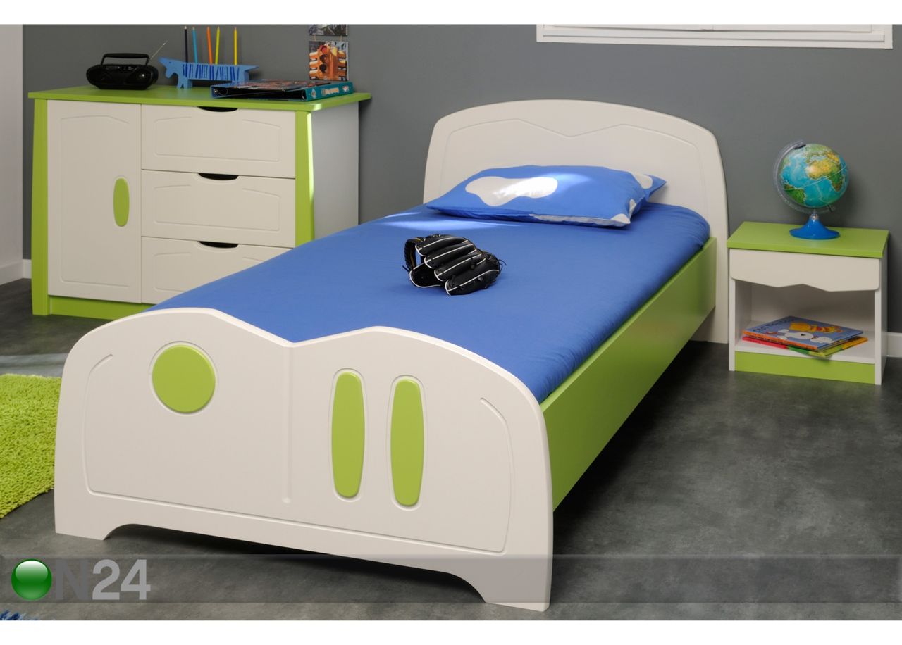 Voodi Starship 90x200 cm suurendatud