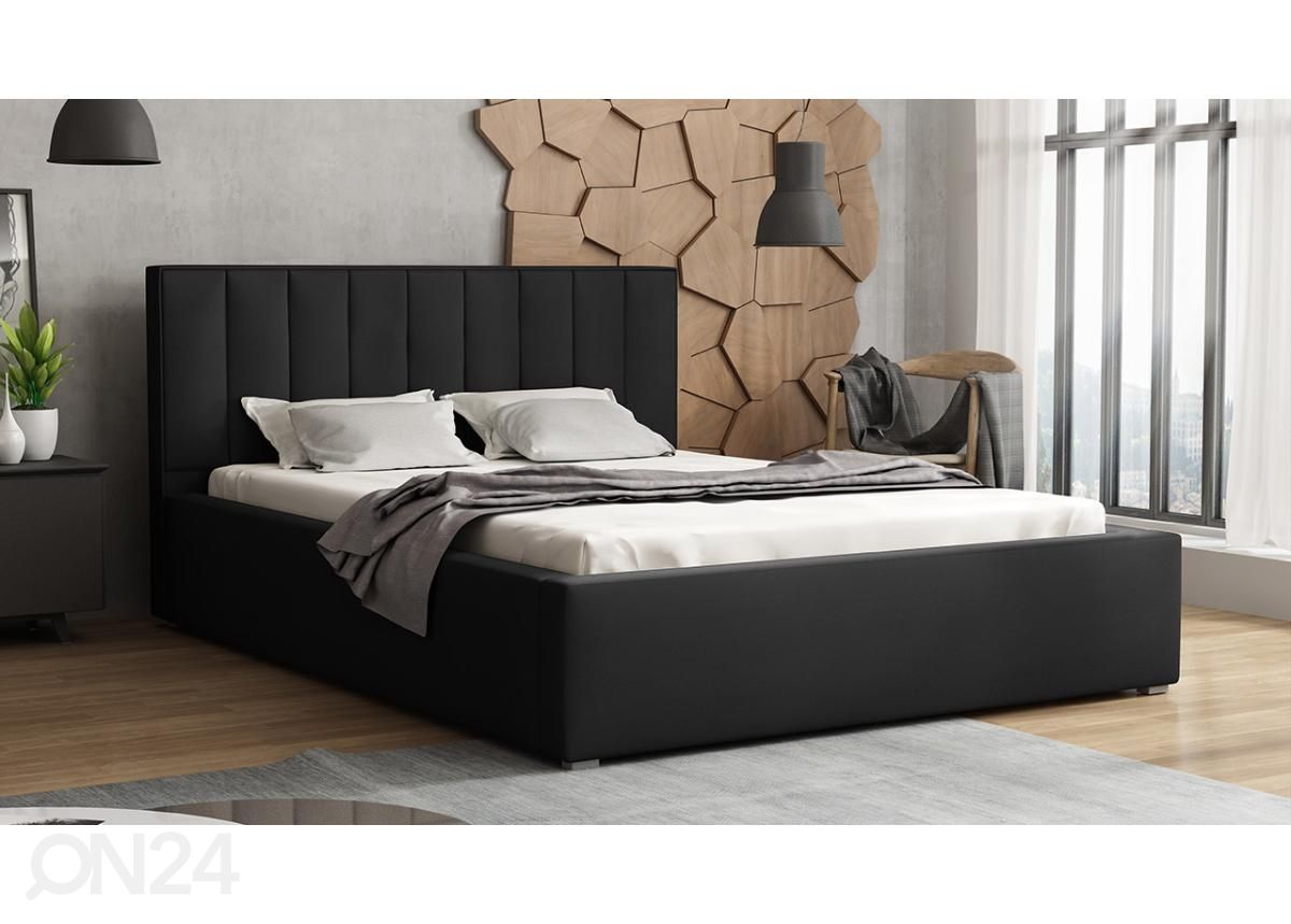 Voodi ülestõstetava voodipõhjaga 120x200 cm suurendatud