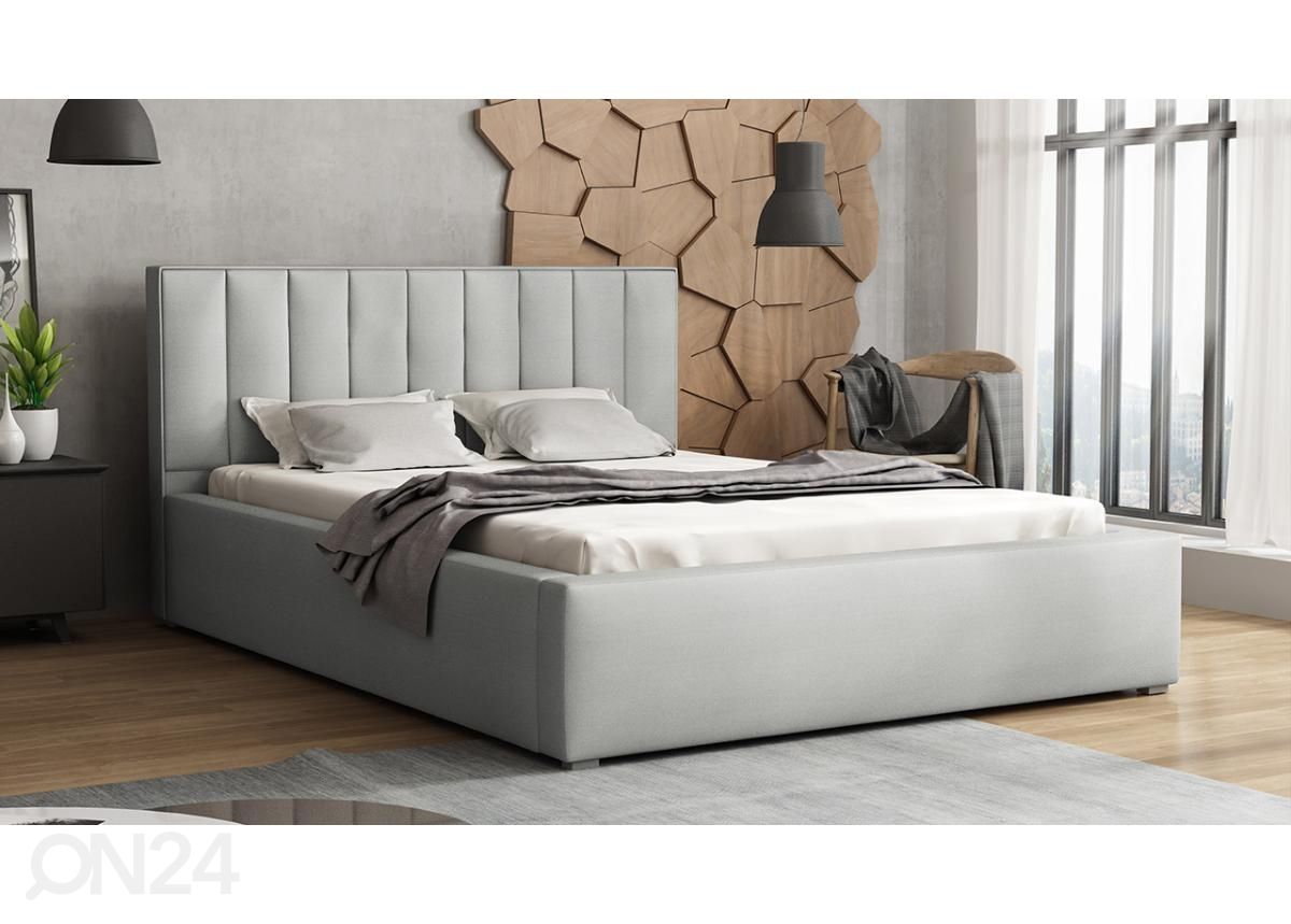 Voodi ülestõstetava voodipõhjaga 120x200 cm suurendatud