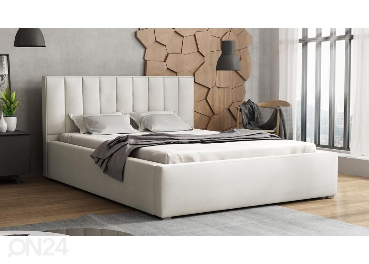 Voodi ülestõstetava voodipõhjaga 120x200 cm suurendatud