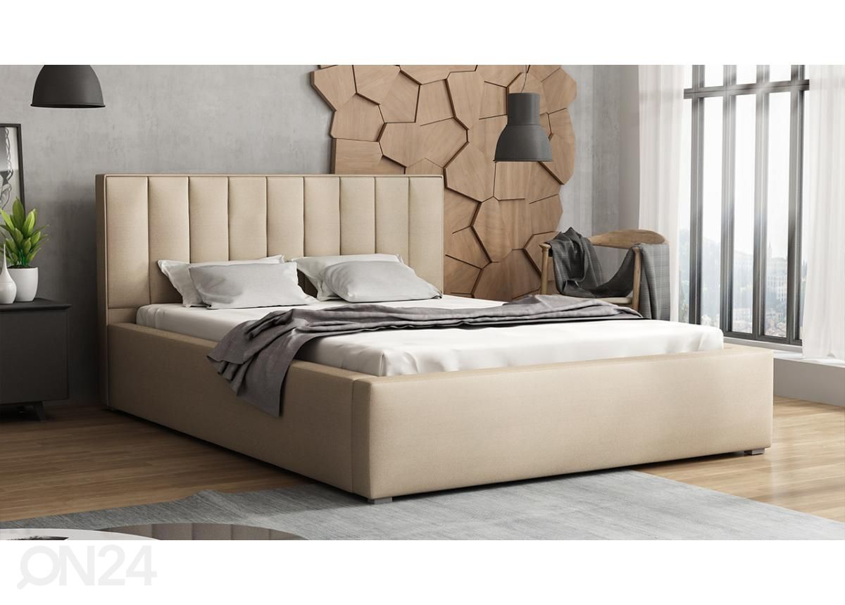 Voodi ülestõstetava voodipõhjaga 120x200 cm suurendatud