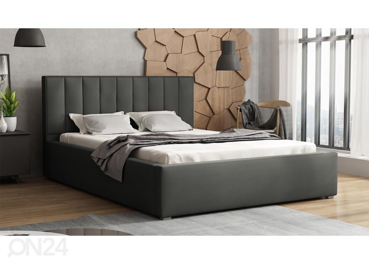 Voodi ülestõstetava voodipõhjaga 120x200 cm suurendatud