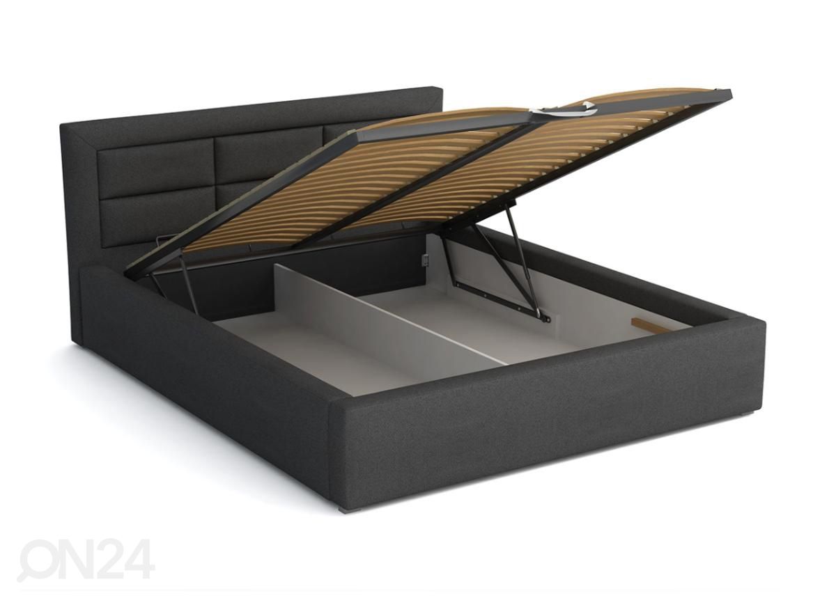 Voodi ülestõstetava voodipõhjaga 120x200 cm suurendatud