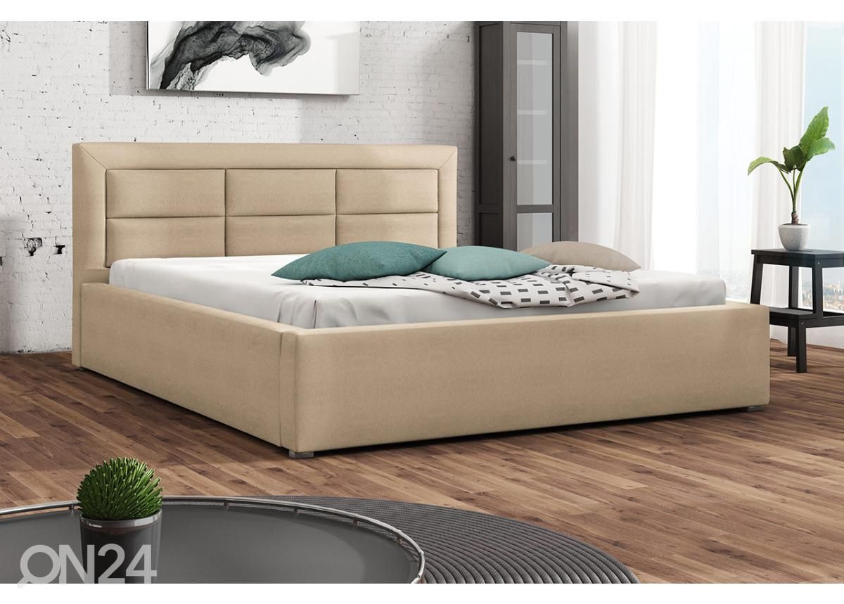 Voodi ülestõstetava voodipõhjaga 120x200 cm suurendatud