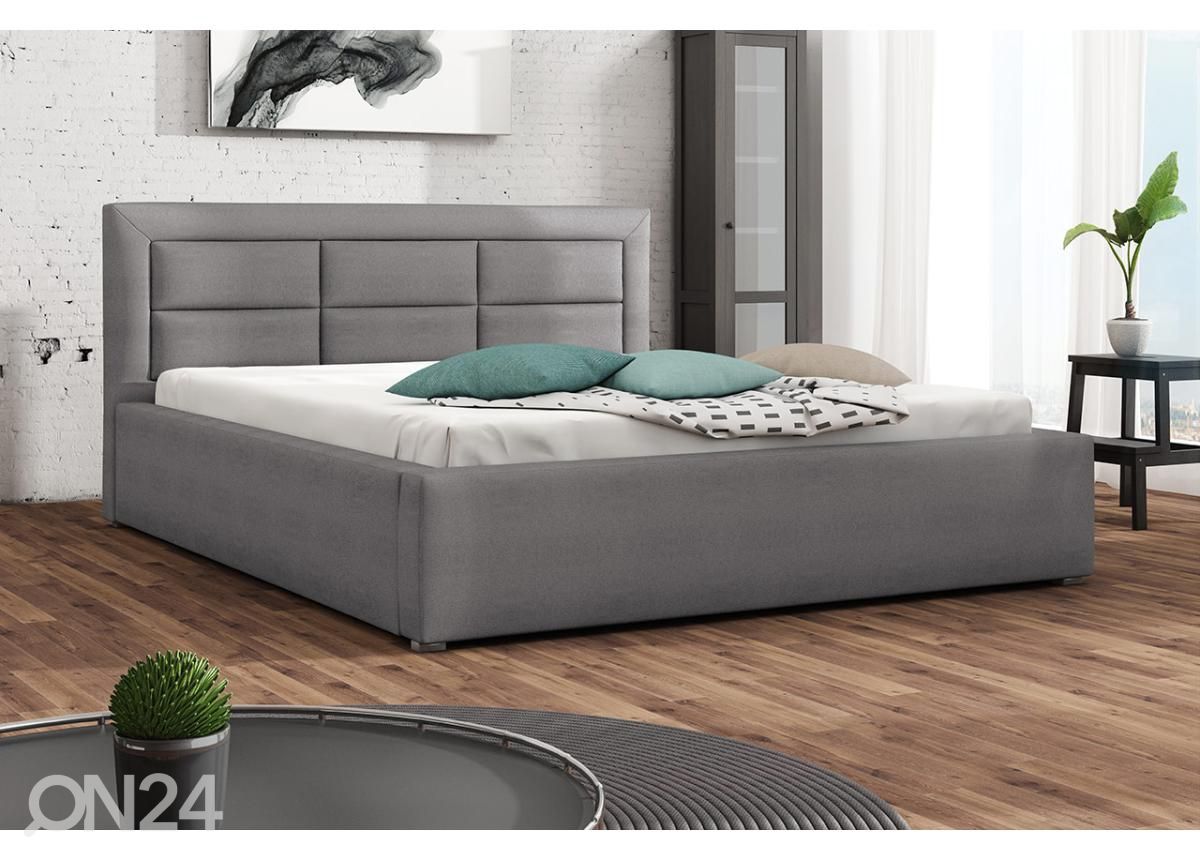 Voodi ülestõstetava voodipõhjaga 120x200 cm suurendatud