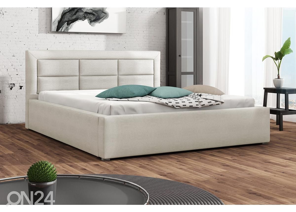 Voodi ülestõstetava voodipõhjaga 120x200 cm suurendatud