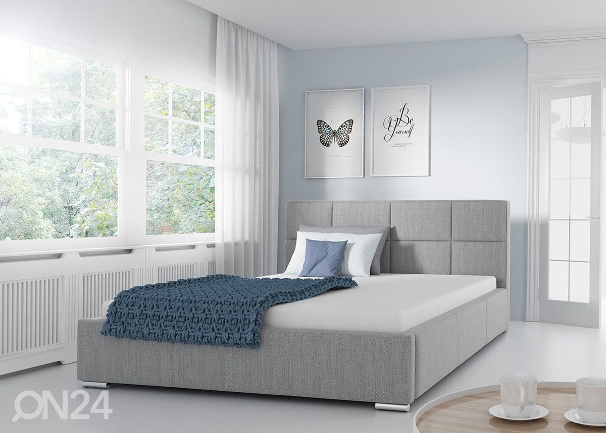 Voodi ülestõstetava voodipõhjaga 140x200 cm suurendatud