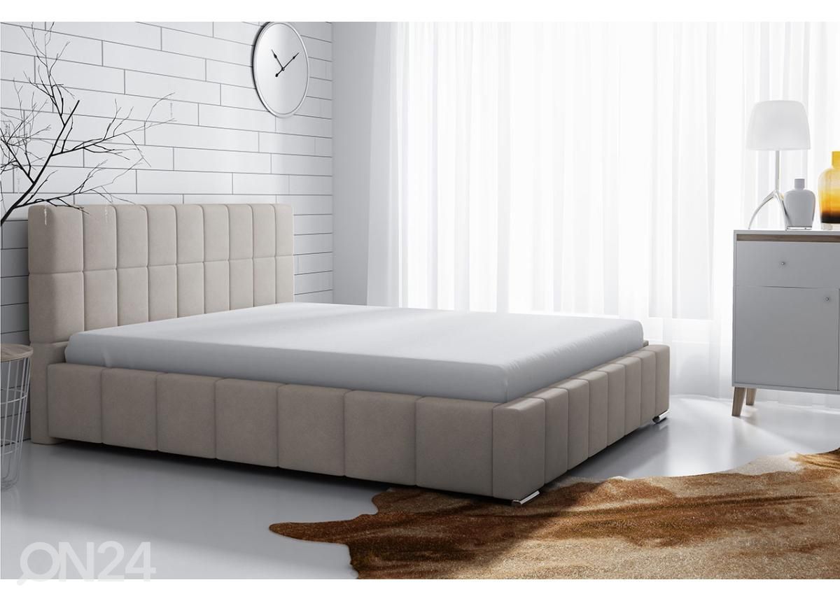 Voodi ülestõstetava voodipõhjaga 140x200 cm suurendatud