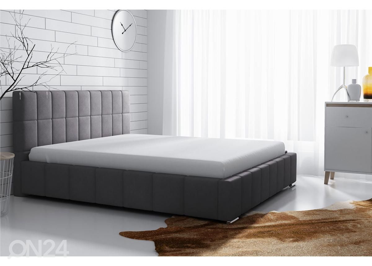 Voodi ülestõstetava voodipõhjaga 140x200 cm suurendatud