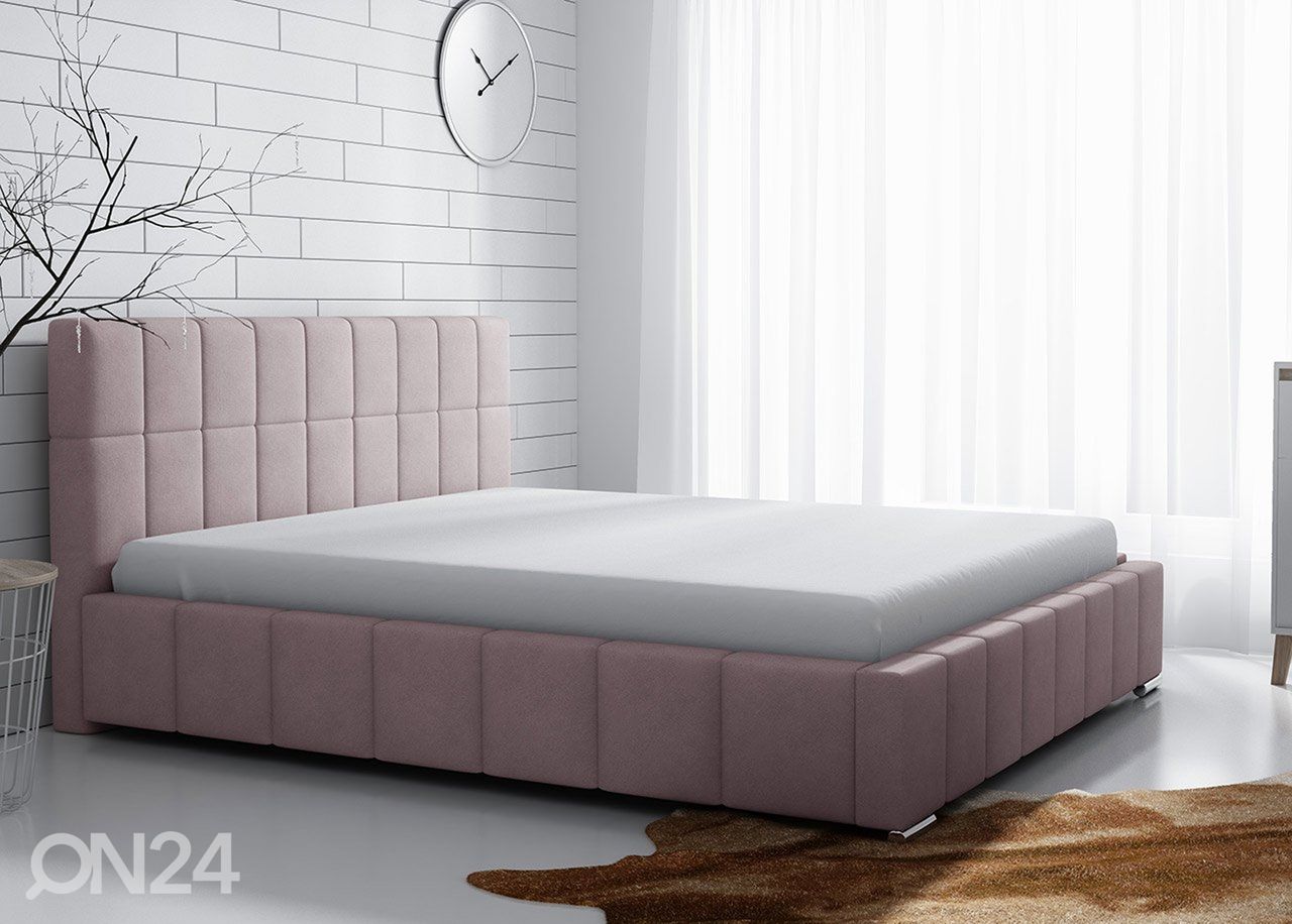 Voodi ülestõstetava voodipõhjaga 140x200 cm suurendatud