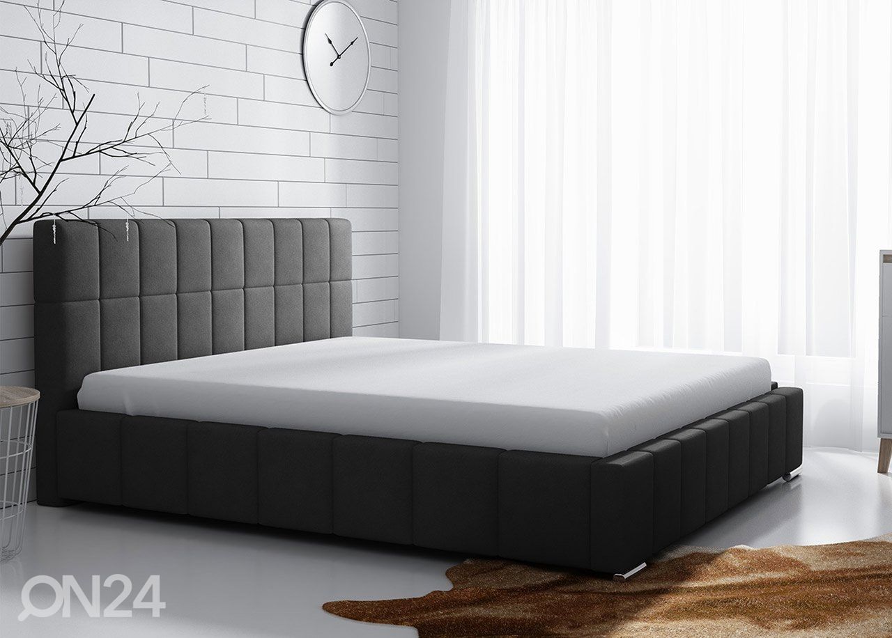 Voodi ülestõstetava voodipõhjaga 140x200 cm suurendatud