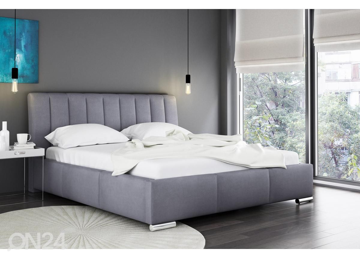 Voodi ülestõstetava voodipõhjaga 140x200 cm suurendatud
