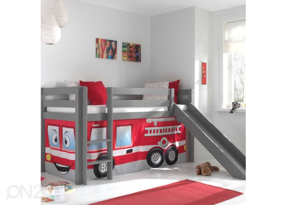 Voodikardin Pino Fire Rescue 90x200 cm suurendatud