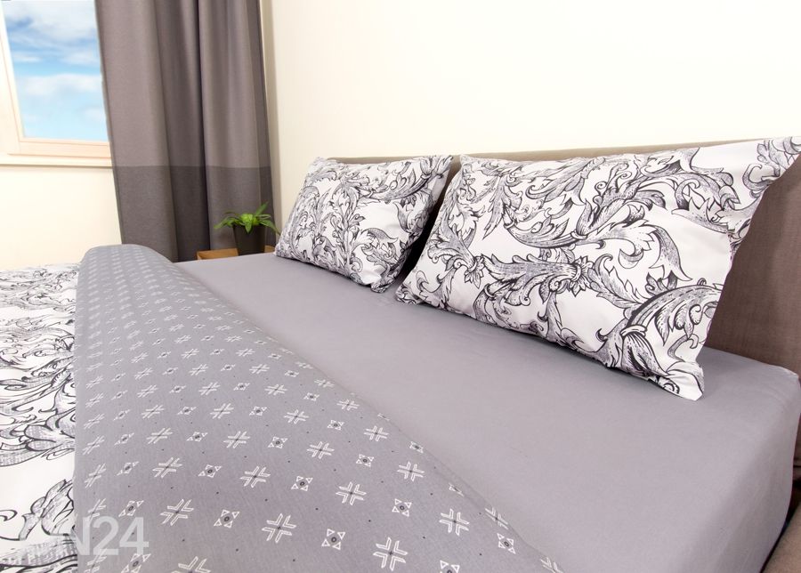 Voodipesukomplekt Flanell Aura 200x210 cm suurendatud
