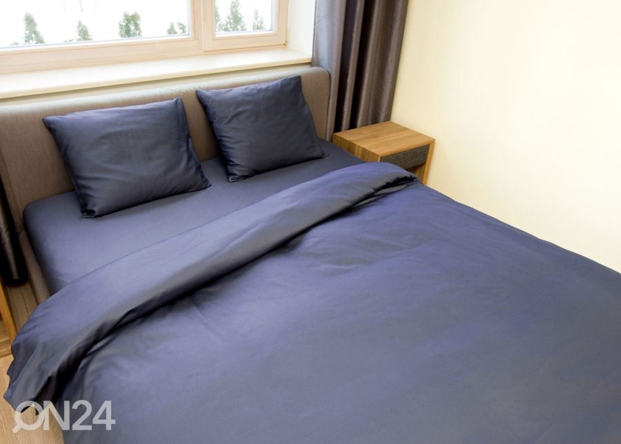 Voodipesukomplekt Plain Grey 240x210 cm suurendatud
