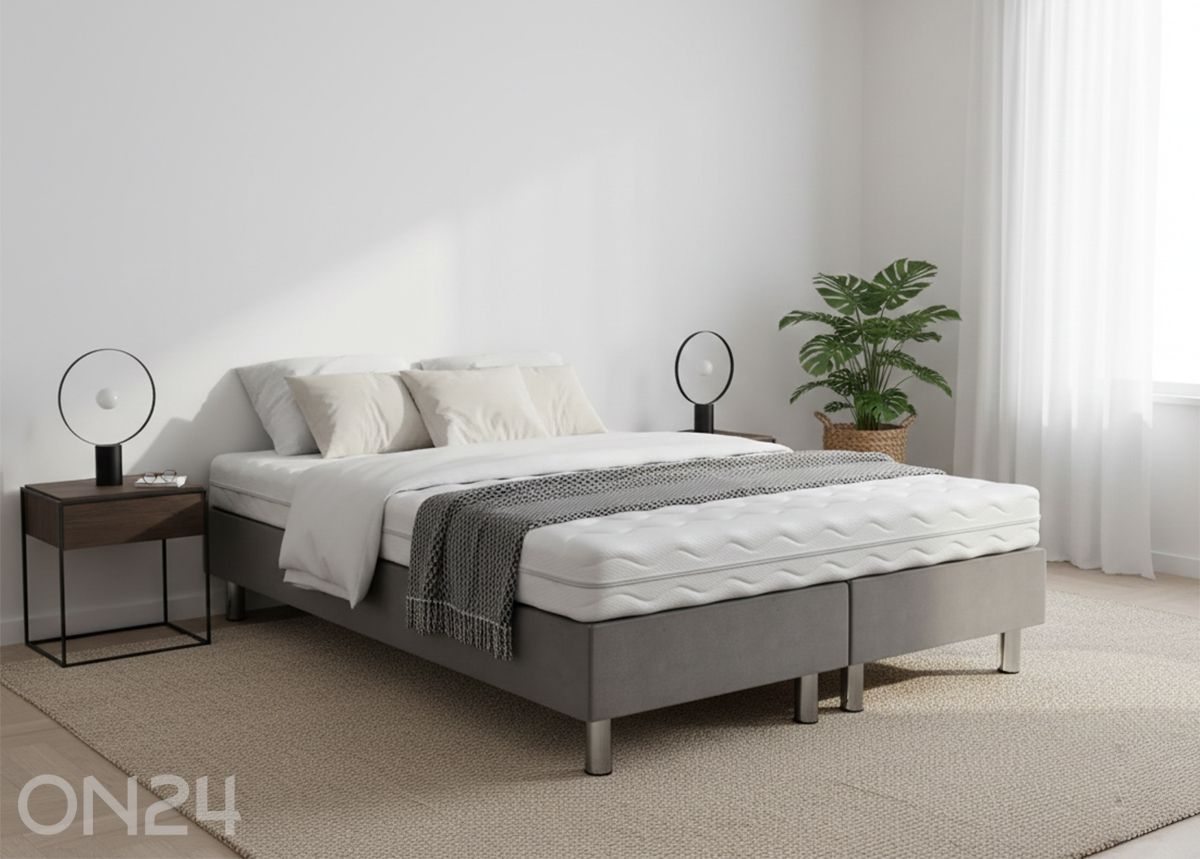 Voodiraam 140x200 cm + madrats suurendatud