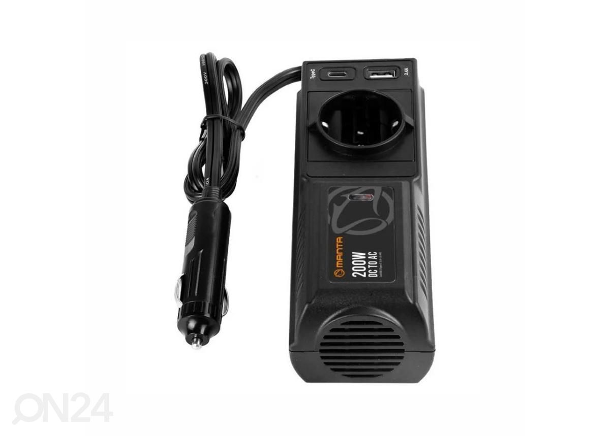 Vooluinverter 200 W Manta MPI200C suurendatud