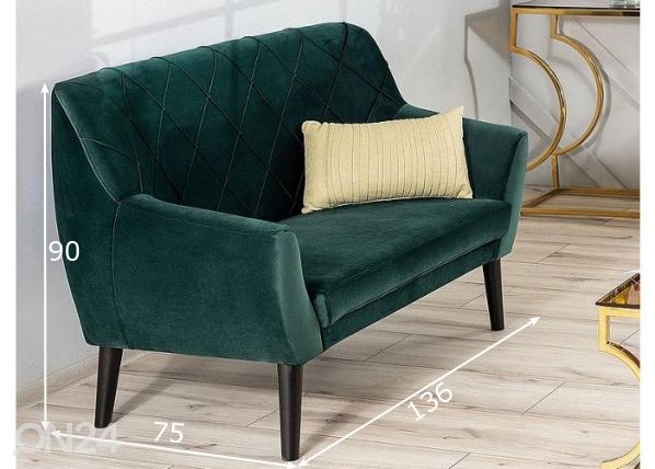 2-kohaline diivan mõõdud